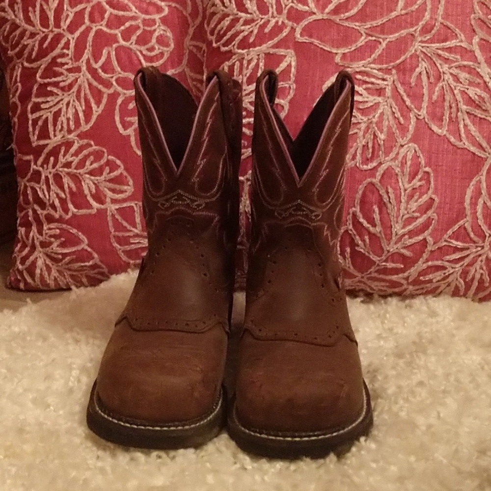 Justin Gypsy Steel Toe Roper Boots